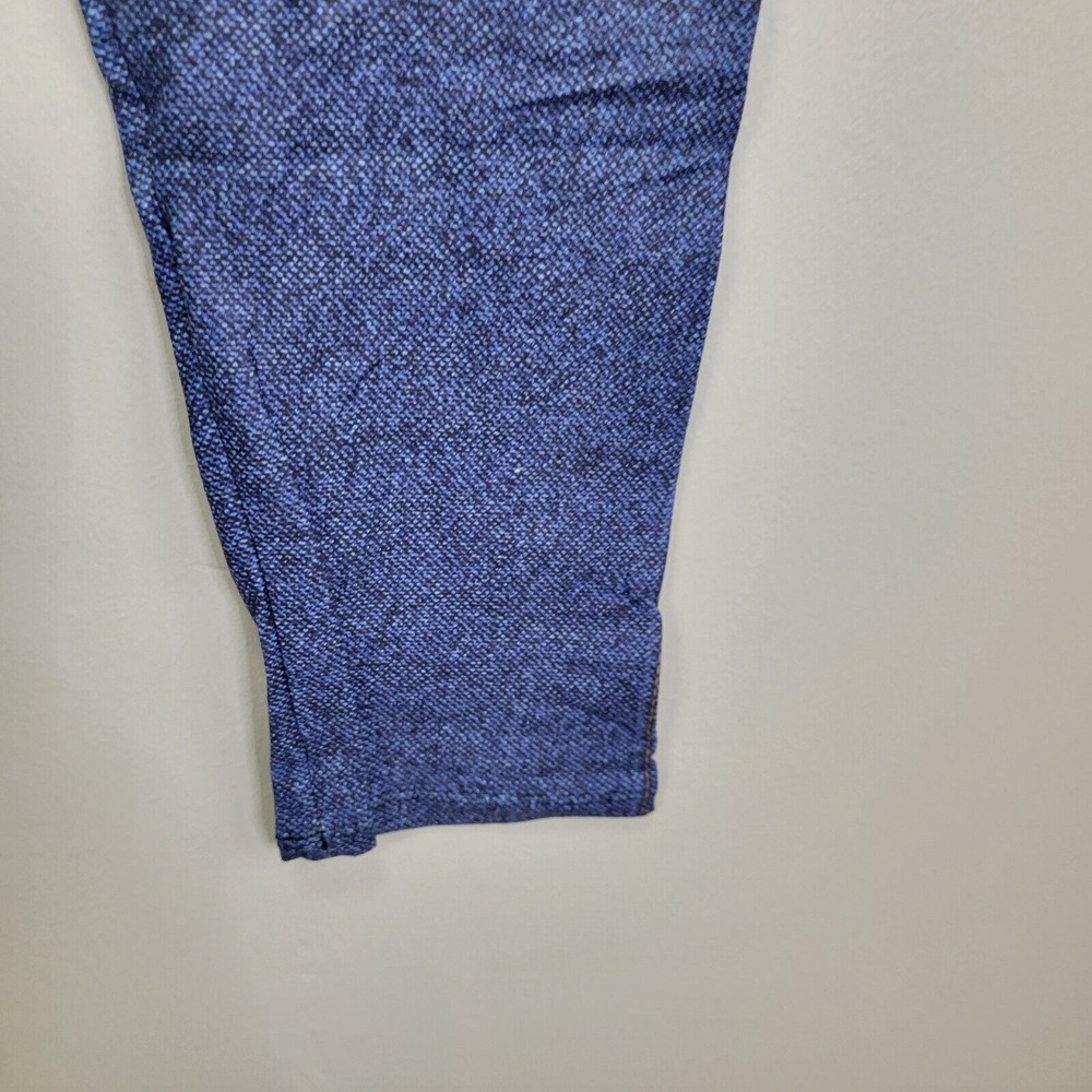 Dren Designs Faux Denim Dark Wash Ankle Leggings Extended Plus Size‎ - Picture 6 of 7